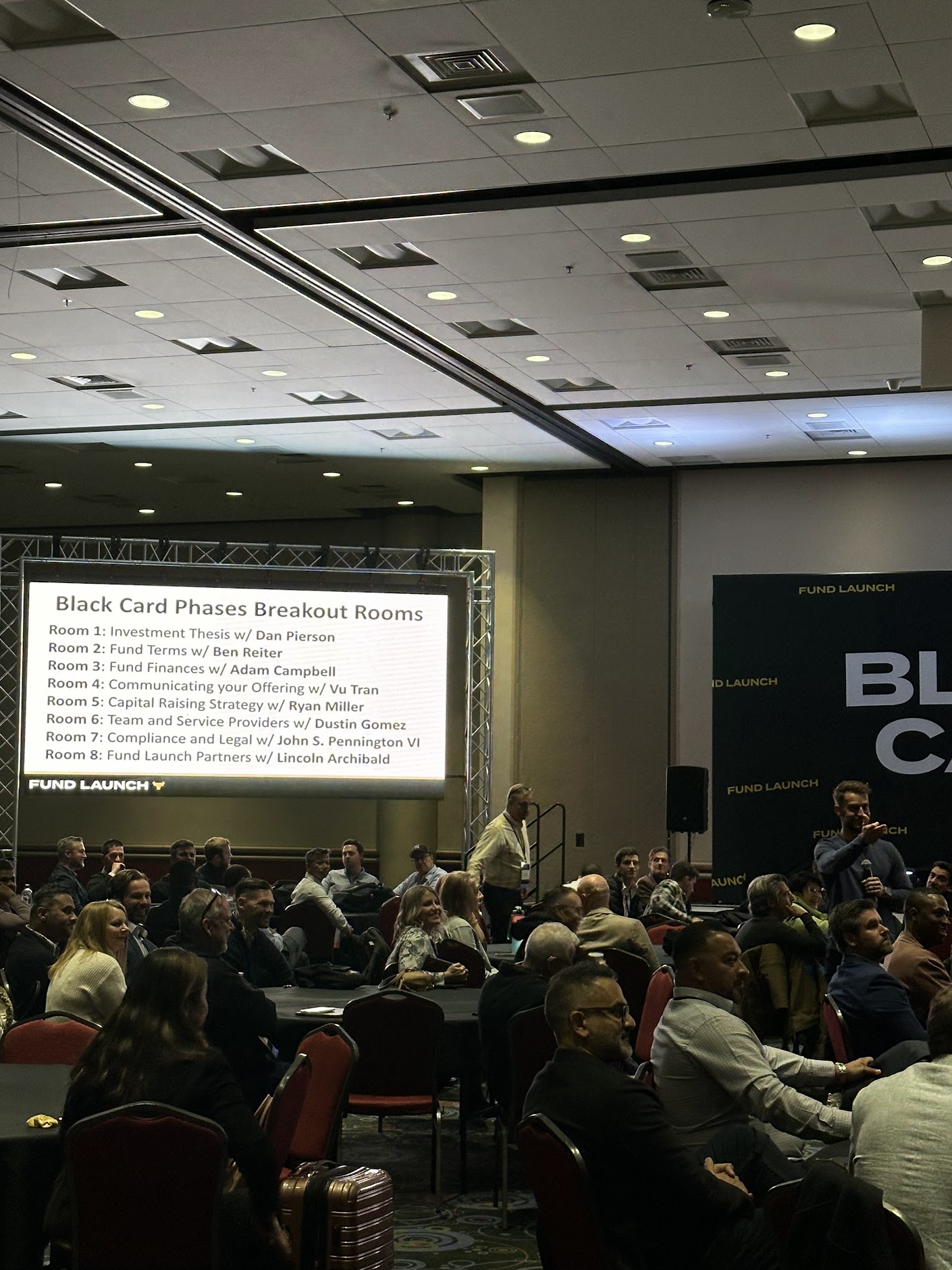 Black Card breakout rooms — Fund Launch Live