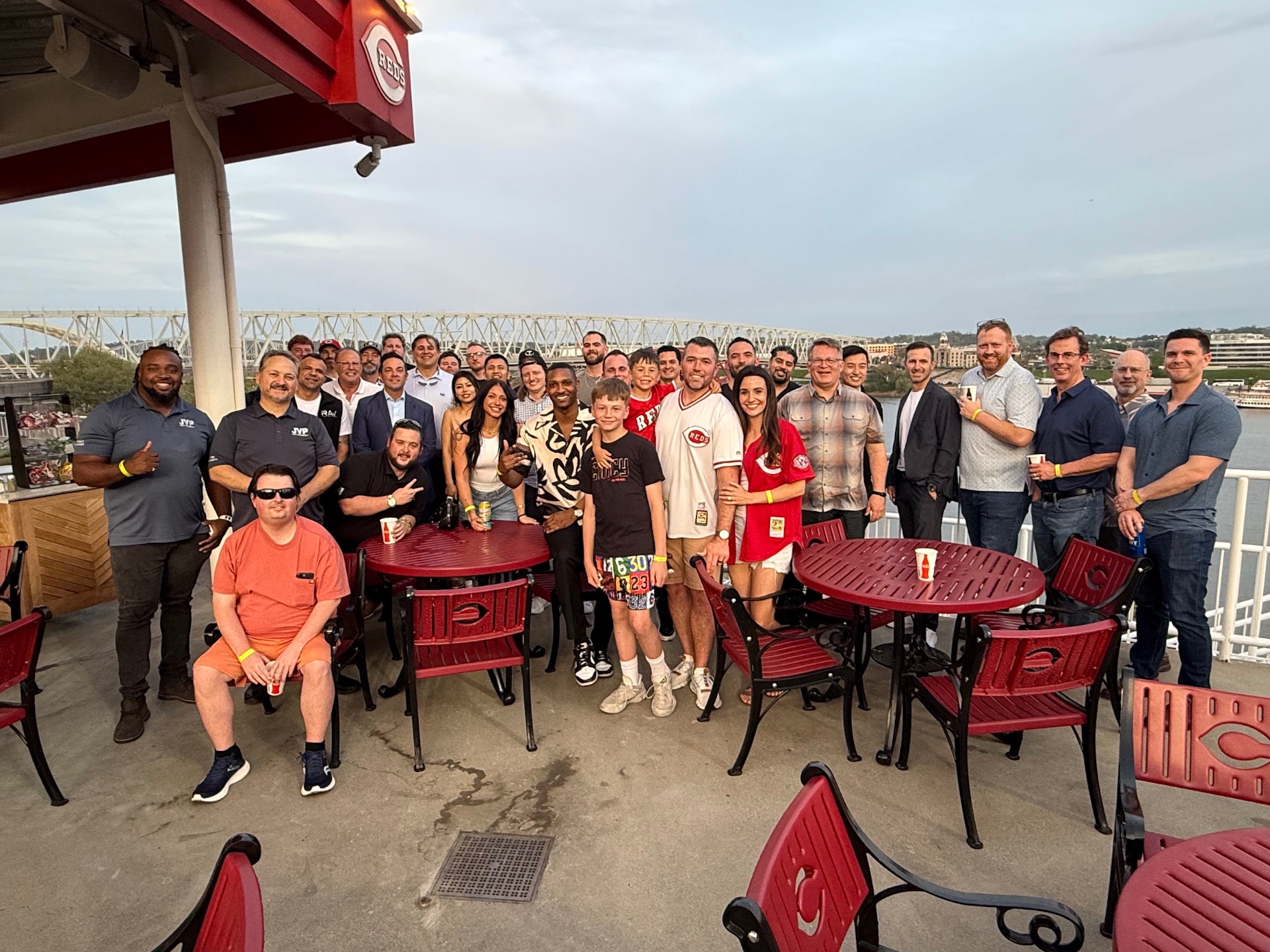 Rooftop reception — Cincinnati